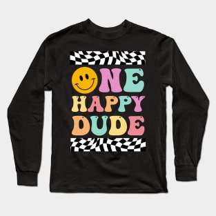 One Happy Dude 1st Birthday Family Matching Long Sleeve T-Shirt